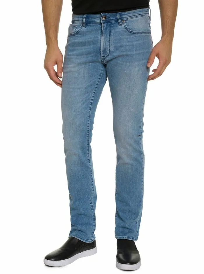 Men Robert Graham Jeans and Pants Virgil Denim Pant Indigo