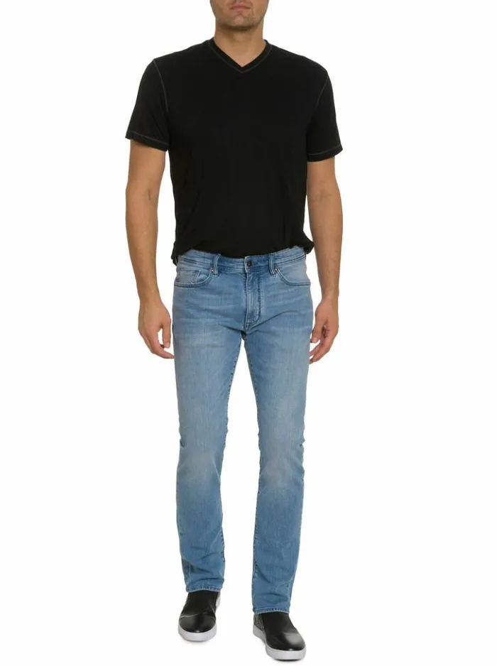 Men Robert Graham Jeans and Pants Virgil Denim Pant Indigo