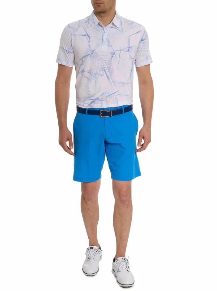 Men Robert Graham Polos and TShirts Sidecar Polo White