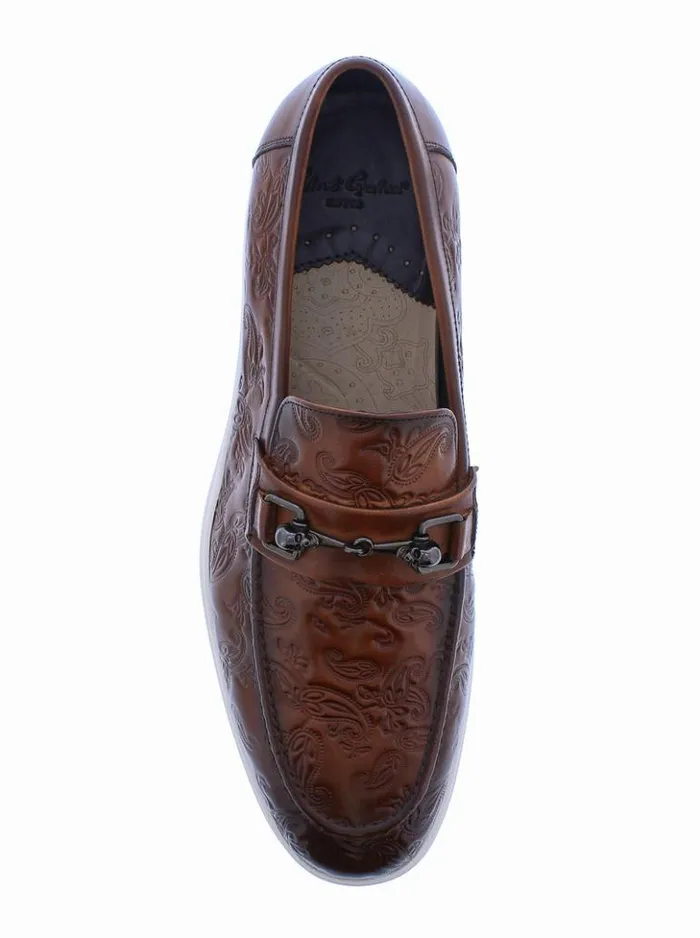 Men Robert Graham Shoes Iznick Loafer Cognac