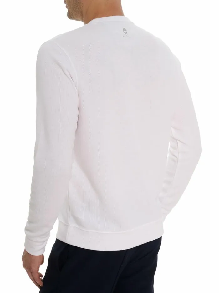 Men Robert Graham Sweaters and Knits Bassi 2 Long Sleeve Knit White