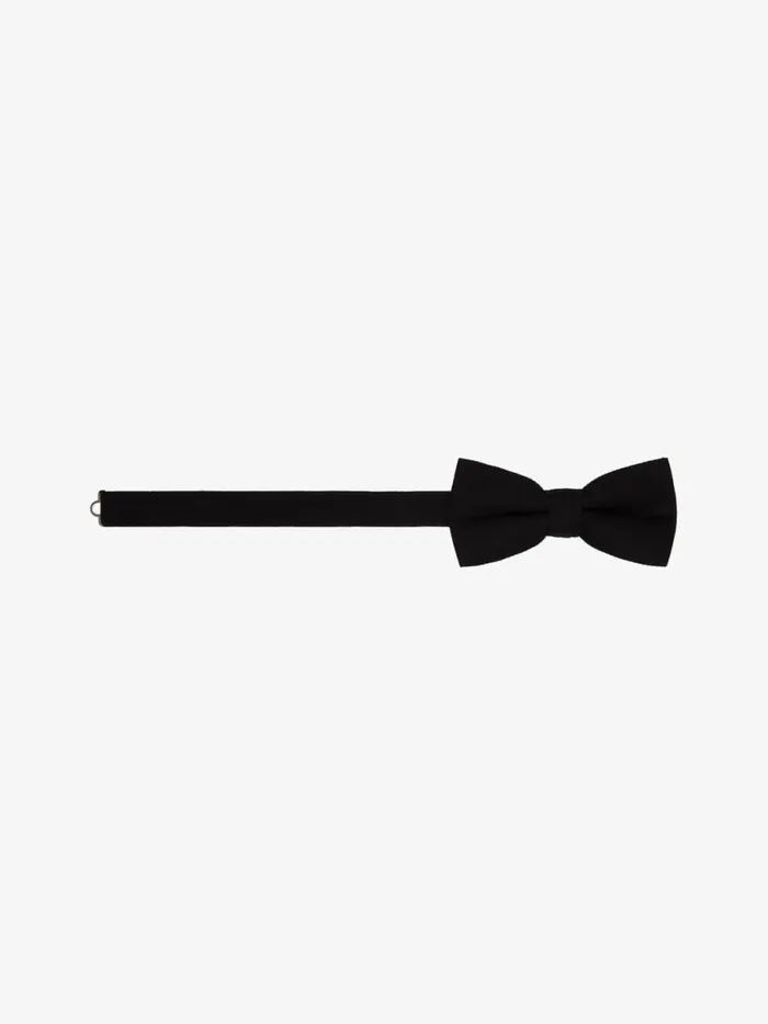 Men Scarves and Ties Givenchy Bow Tie In Silk Black