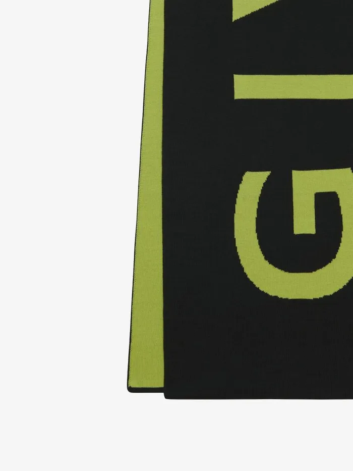 Men Scarves and Ties Givenchy GIVENCHY Scarf In Wool Black Men Scarves and Ties Givenchy GIVENCHY Scarf In Wool Black