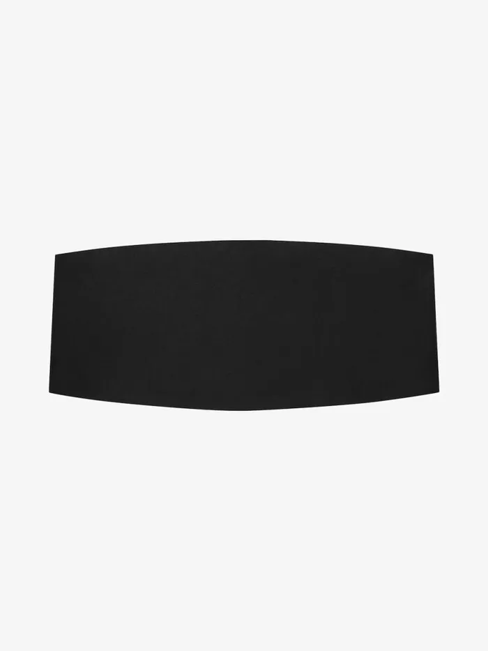 Men Scarves and Ties Givenchy Tuxedo Belt In Silk Black