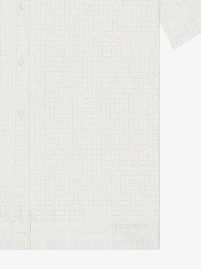 Men Shirts Givenchy Shirt In 4G Lace Natural