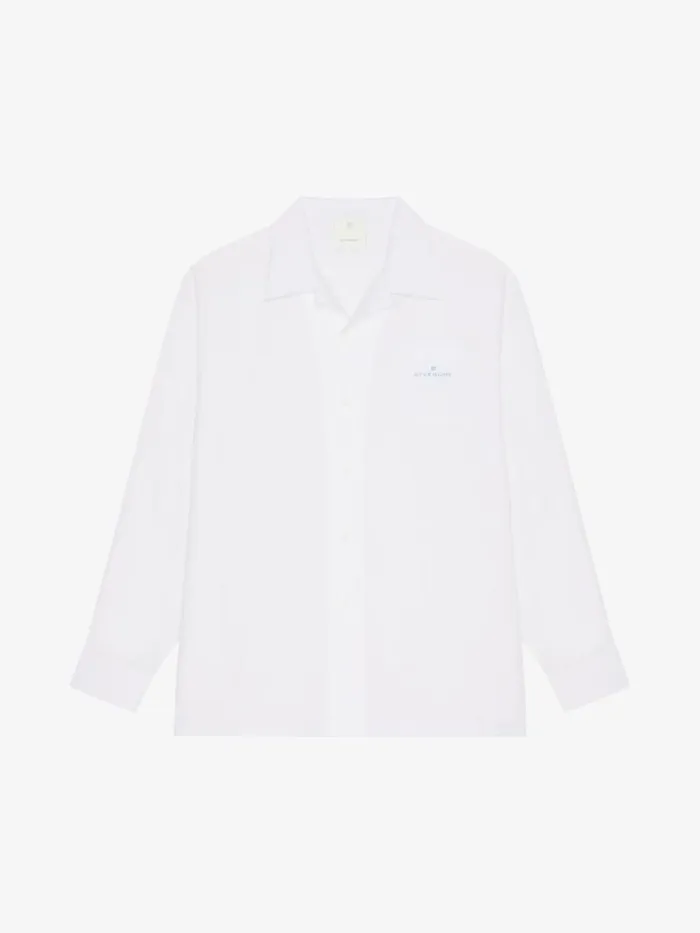 Men Shirts Givenchy Shirt In Linen White