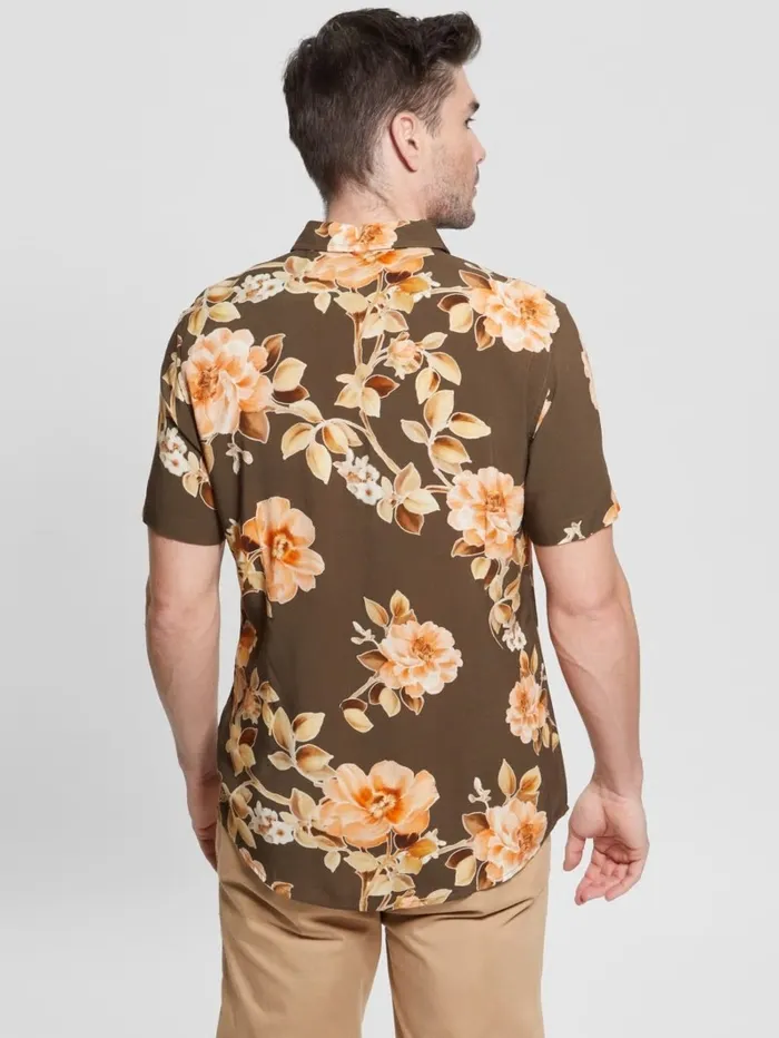 Men Shirts GUESS Eco Rayon Grassland Floral Shirt Grassland Floral Men Shirts GUESS Eco Rayon Grassland Floral Shirt Grassland Floral