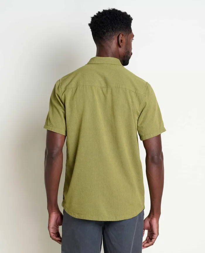 Men Shirts Toad and Co Harris Short Sleeve Shirt Green Olive