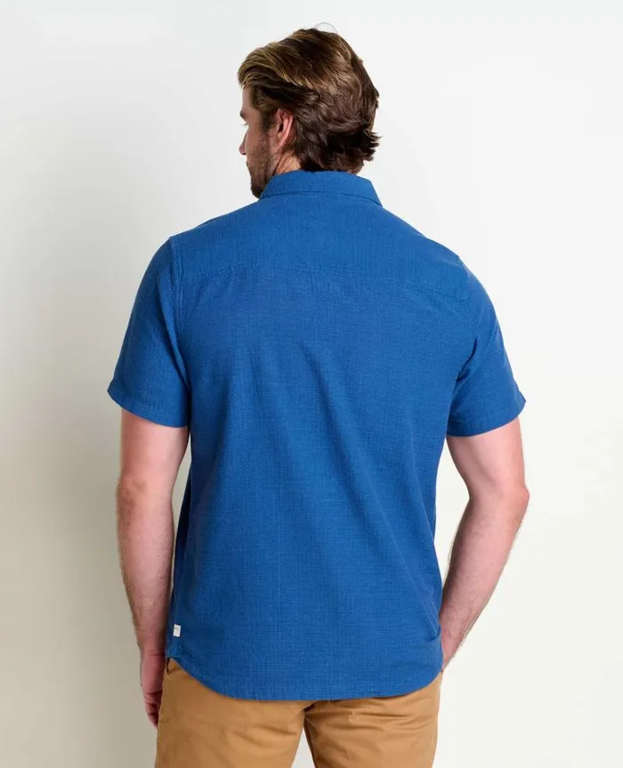Men Shirts Toad and Co Harris Short Sleeve Shirt Pacific
