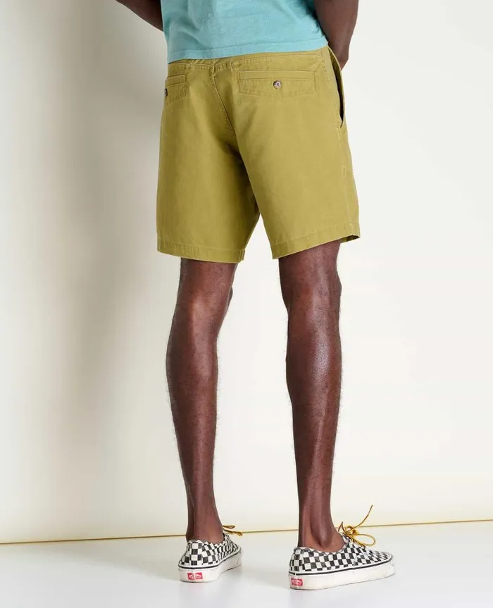 Men Shorts Toad and Co Mission Ridge Short Green Moss Vintage Wash