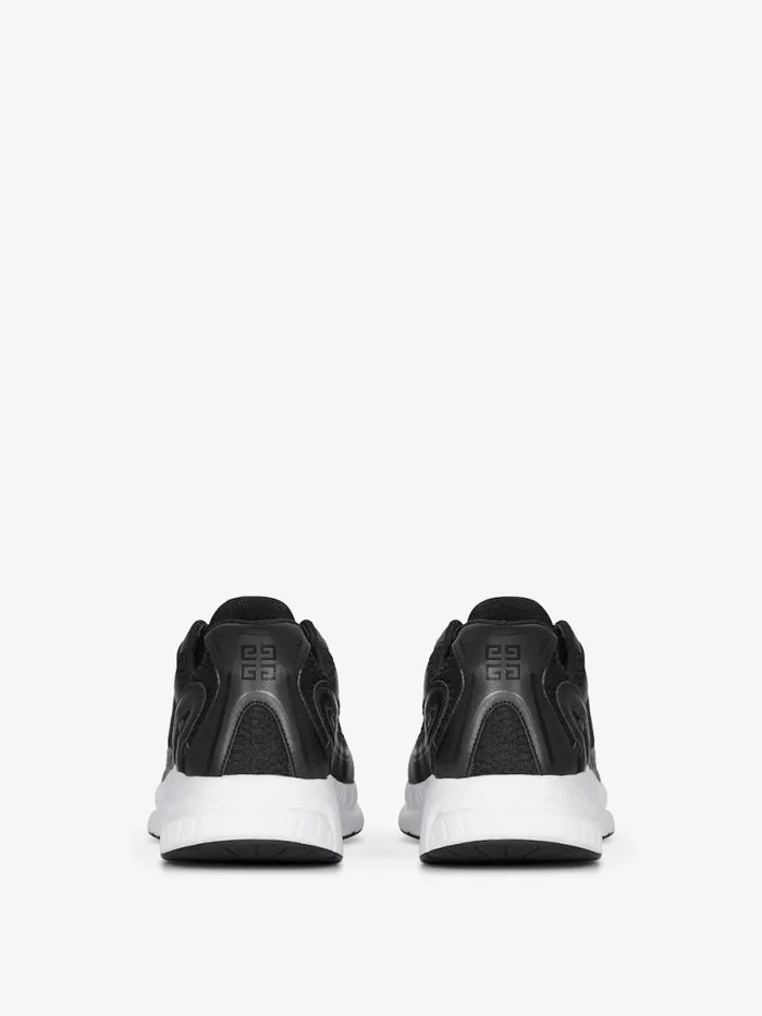 Men Sneakers Givenchy NFNTY52 Runners In Synthetic Leather And Mesh Black Men Sneakers Givenchy NFNTY52 Runners In Synthetic Leather And Mesh Black
