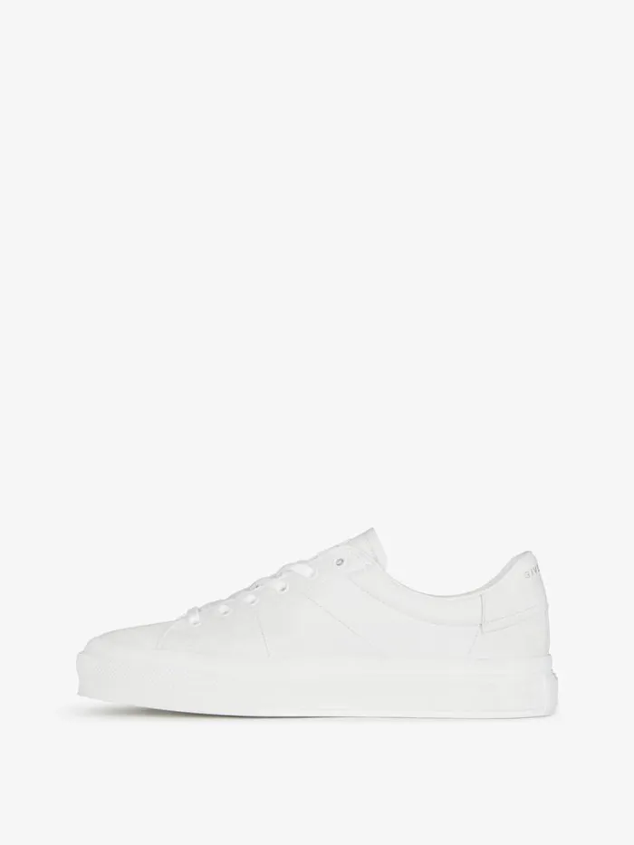 Men Sneakers Givenchy Sneakers City Sport In Leather With Tag Effect 4G Print Whiteblack Men Sneakers Givenchy Sneakers City Sport In Leather With Tag Effect 4G Print Whiteblack