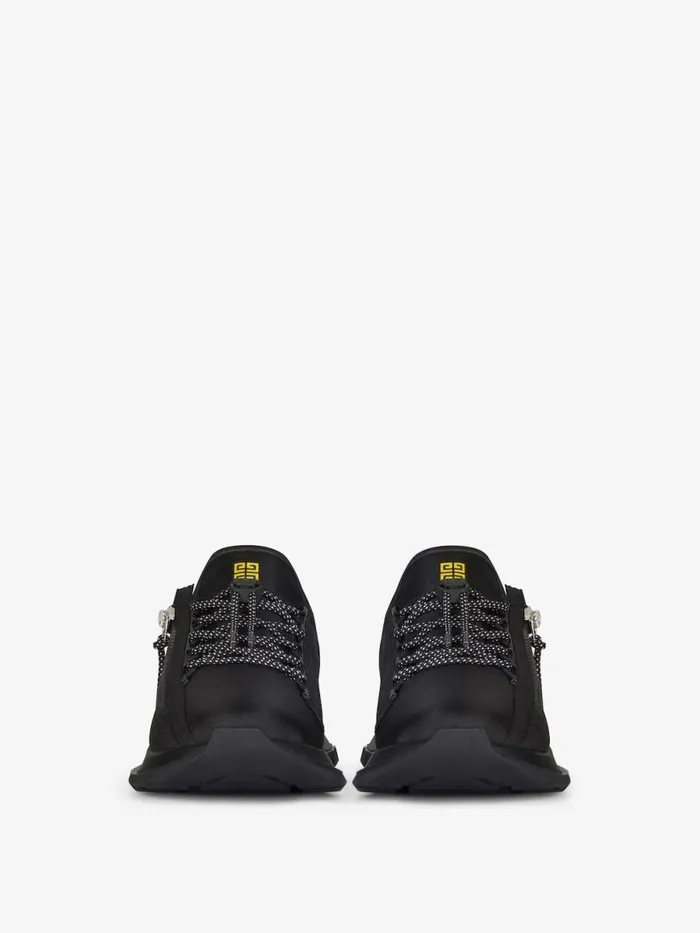 Men Sneakers Givenchy Spectre Runner Sneakers In Synthetic Fiber With Zip Blackyellow Men Sneakers Givenchy Spectre Runner Sneakers In Synthetic Fiber With Zip Blackyellow