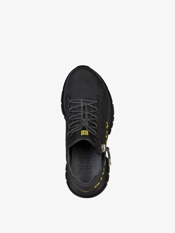 Men Sneakers Givenchy Spectre Runner Sneakers In Synthetic Fiber With Zip Blackyellow Men Sneakers Givenchy Spectre Runner Sneakers In Synthetic Fiber With Zip Blackyellow