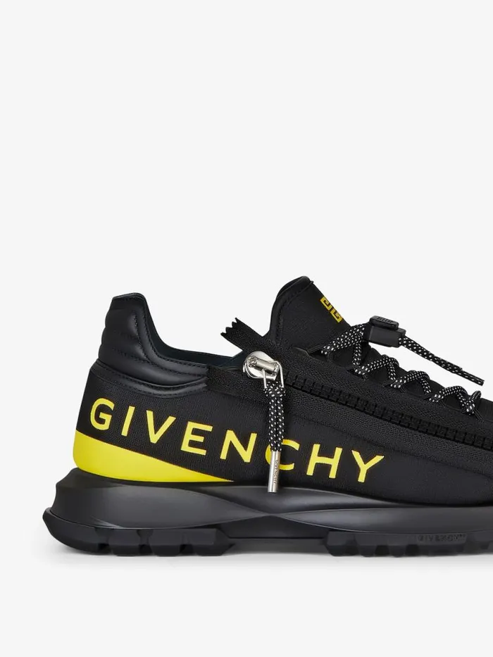 Men Sneakers Givenchy Spectre Runner Sneakers In Synthetic Fiber With Zip Blackyellow Men Sneakers Givenchy Spectre Runner Sneakers In Synthetic Fiber With Zip Blackyellow