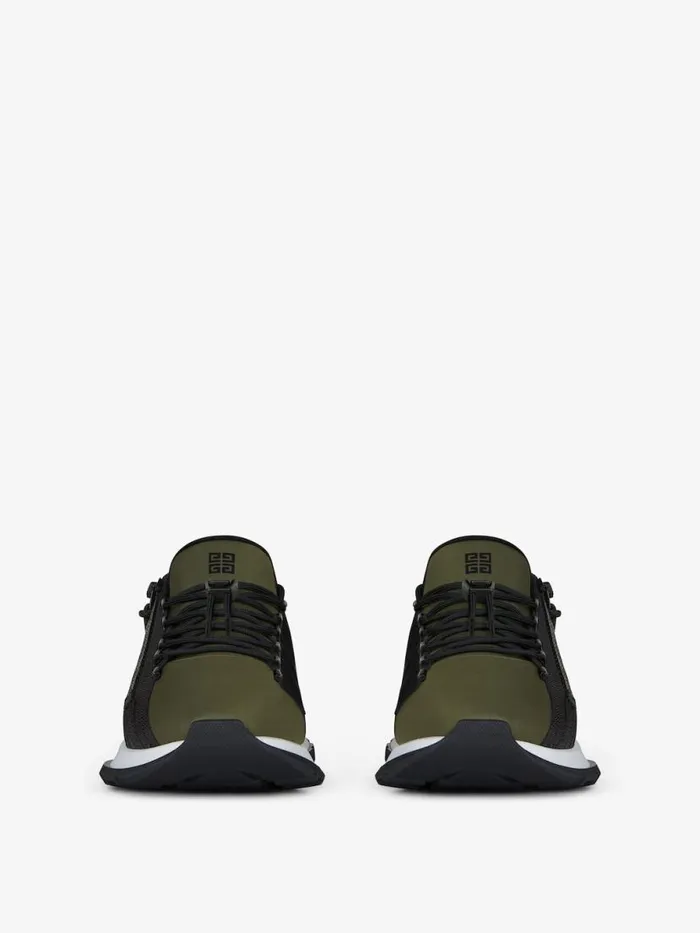 Men Sneakers Givenchy Spectre Runner Sneakers In Synthetic Fiber With Zip Khakiblack Men Sneakers Givenchy Spectre Runner Sneakers In Synthetic Fiber With Zip Khakiblack