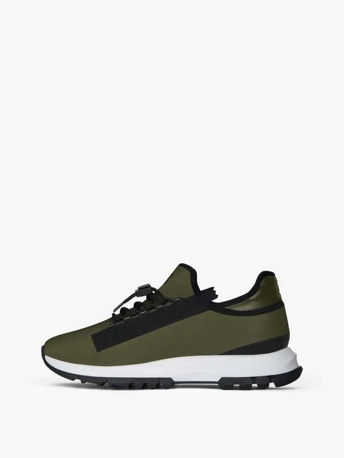 Men Sneakers Givenchy Spectre Runner Sneakers In Synthetic Fiber With Zip Khakiblack Men Sneakers Givenchy Spectre Runner Sneakers In Synthetic Fiber With Zip Khakiblack