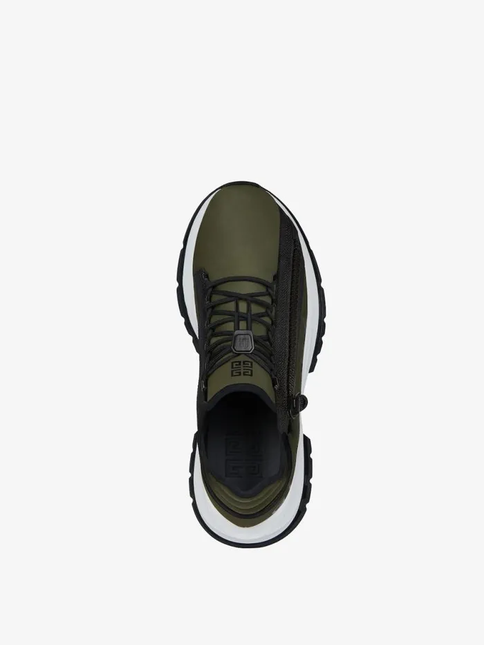 Men Sneakers Givenchy Spectre Runner Sneakers In Synthetic Fiber With Zip Khakiblack Men Sneakers Givenchy Spectre Runner Sneakers In Synthetic Fiber With Zip Khakiblack