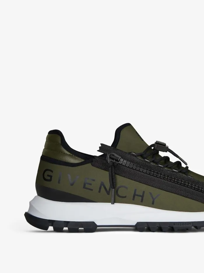 Men Sneakers Givenchy Spectre Runner Sneakers In Synthetic Fiber With Zip Khakiblack Men Sneakers Givenchy Spectre Runner Sneakers In Synthetic Fiber With Zip Khakiblack