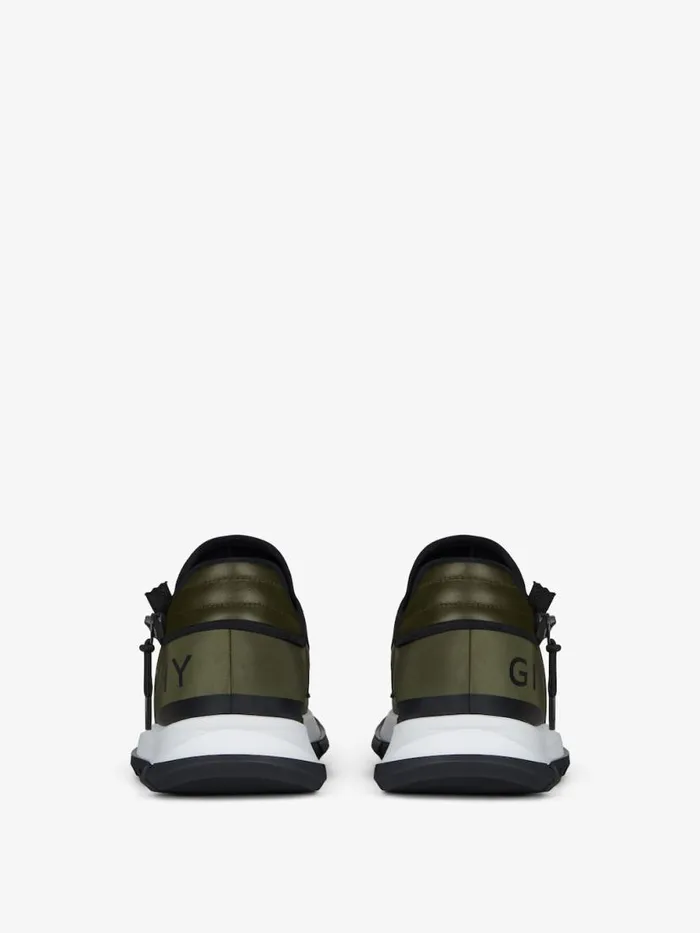 Men Sneakers Givenchy Spectre Runner Sneakers In Synthetic Fiber With Zip Khakiblack Men Sneakers Givenchy Spectre Runner Sneakers In Synthetic Fiber With Zip Khakiblack