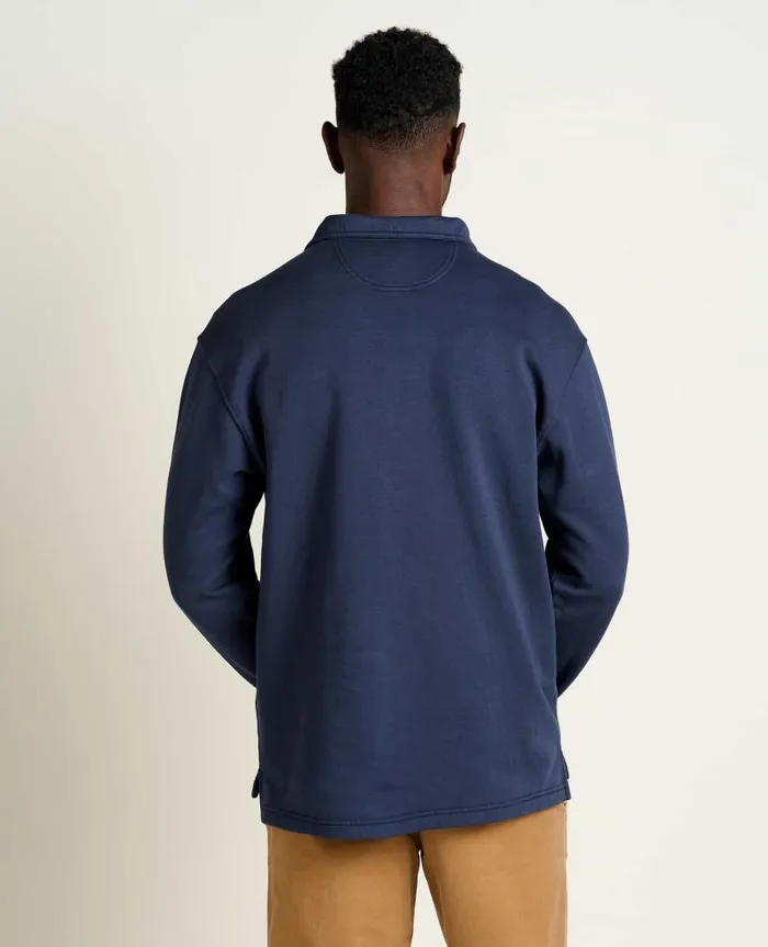 Men Sweaters Jackets and Layers Toad and Co Hemp Daybreaker Rugby Big Sky