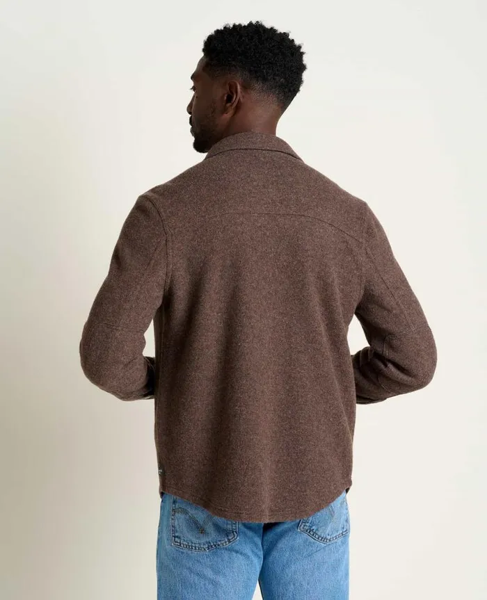 Men Sweaters Jackets and Layers Toad and Co Kennicott Shirt Jacket Falcon Brown