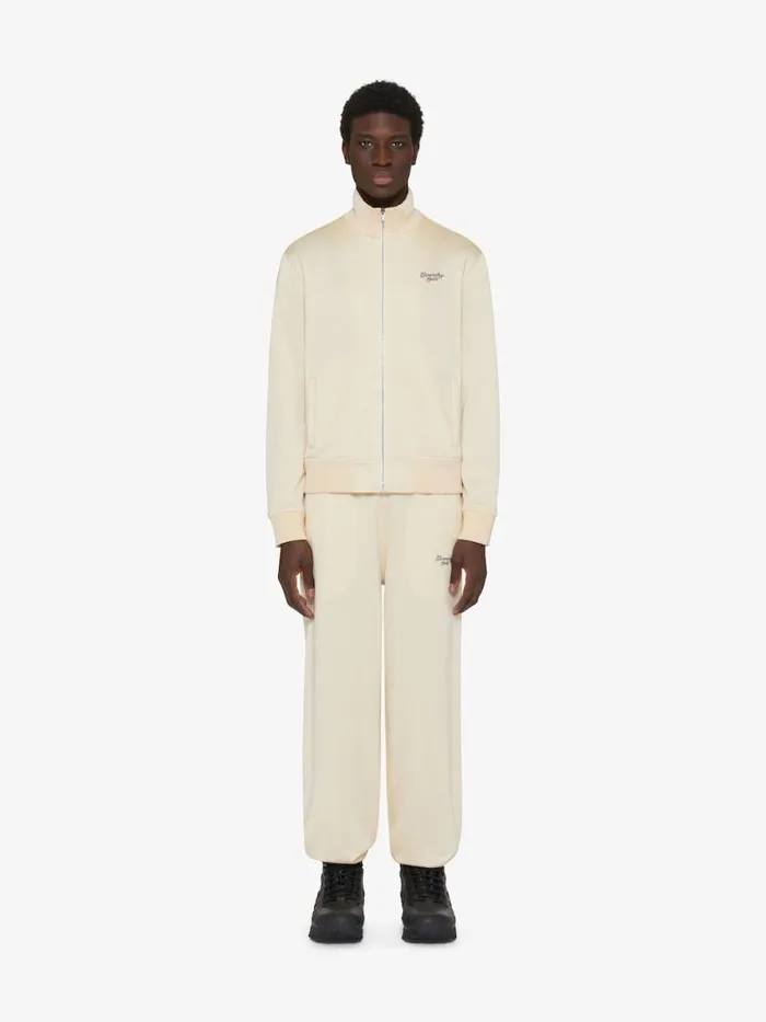 Men Sweatshirts and Hoodies Givenchy GIVENCHY 1952 Tracksuit Jacket In Fleece Ivory Men Sweatshirts and Hoodies Givenchy GIVENCHY 1952 Tracksuit Jacket In Fleece Ivory