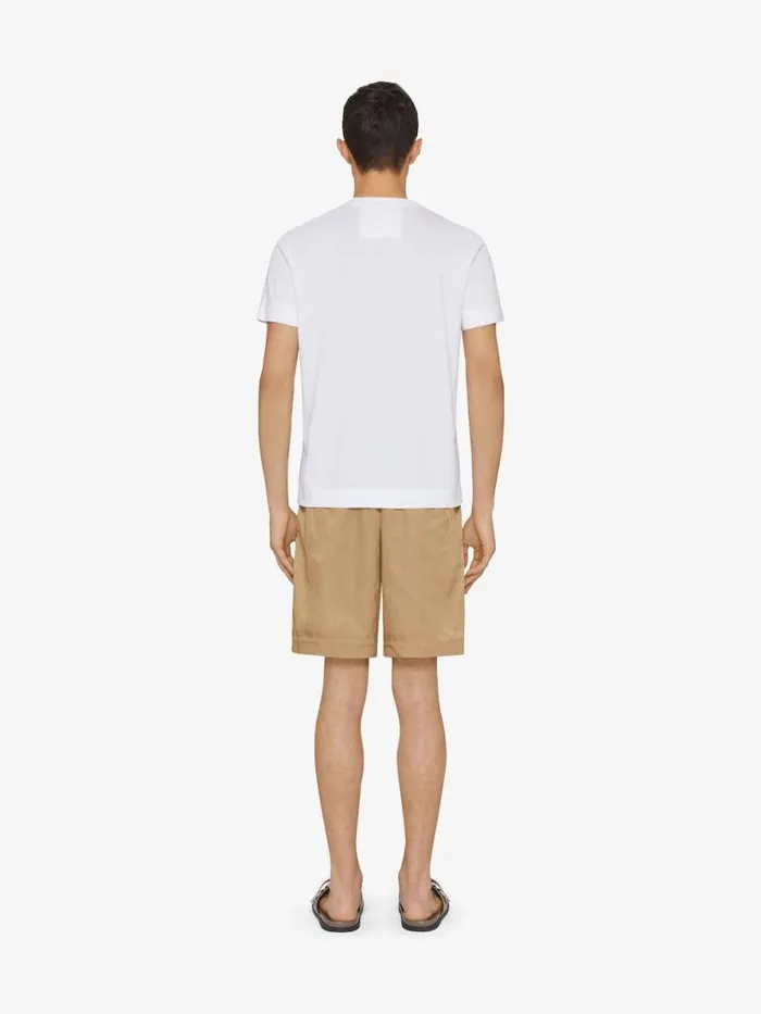 Men Swimwear Givenchy Long Swim Shorts 4G Tan