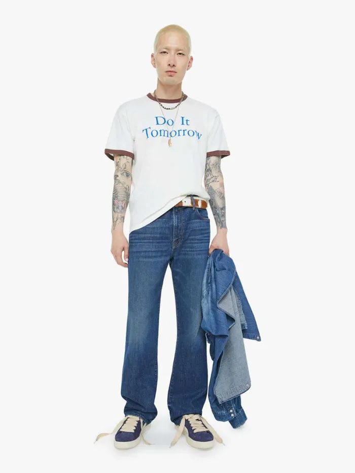 Men Tees Mother Denim The Lowdown Ringer Tee Do It Tomorrow
