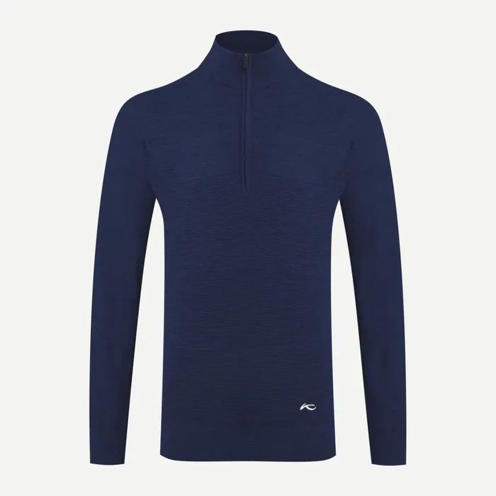Men Therma Yarn HalfZip Atlanta Blue KJUS Midlayers and Sweaters