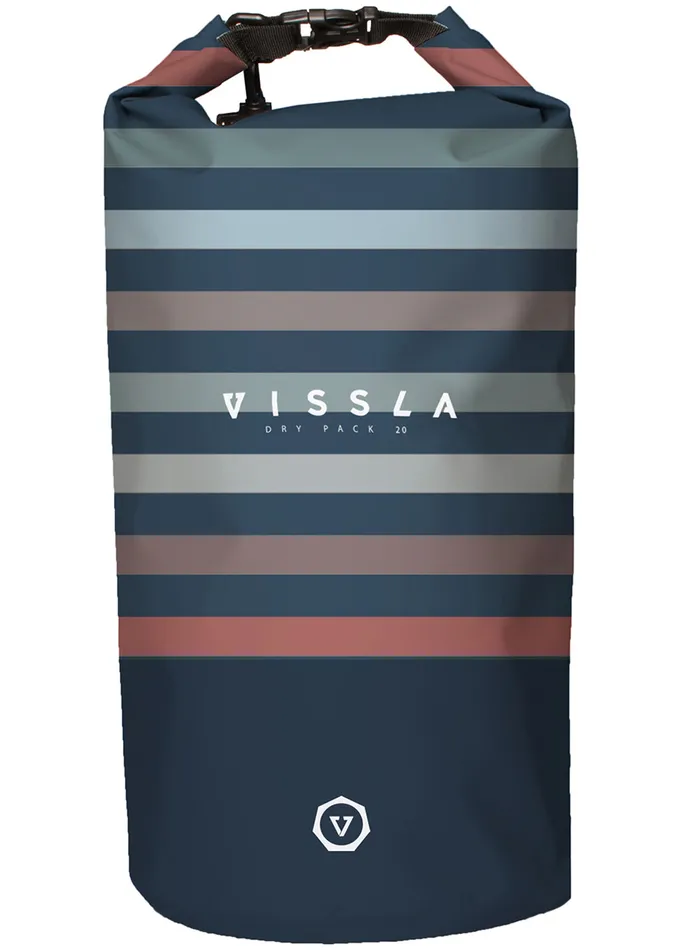 Men Vissla 7 Seas 20L Dry Pack Dark Denim Bags