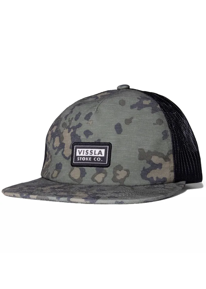 Men Vissla Lay Day Eco Trucker Ii Hat Camo Hats