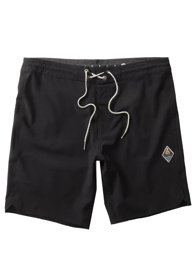 Men Vissla Solid Sets 1858243 Boardshort Black 3 Boardshorts