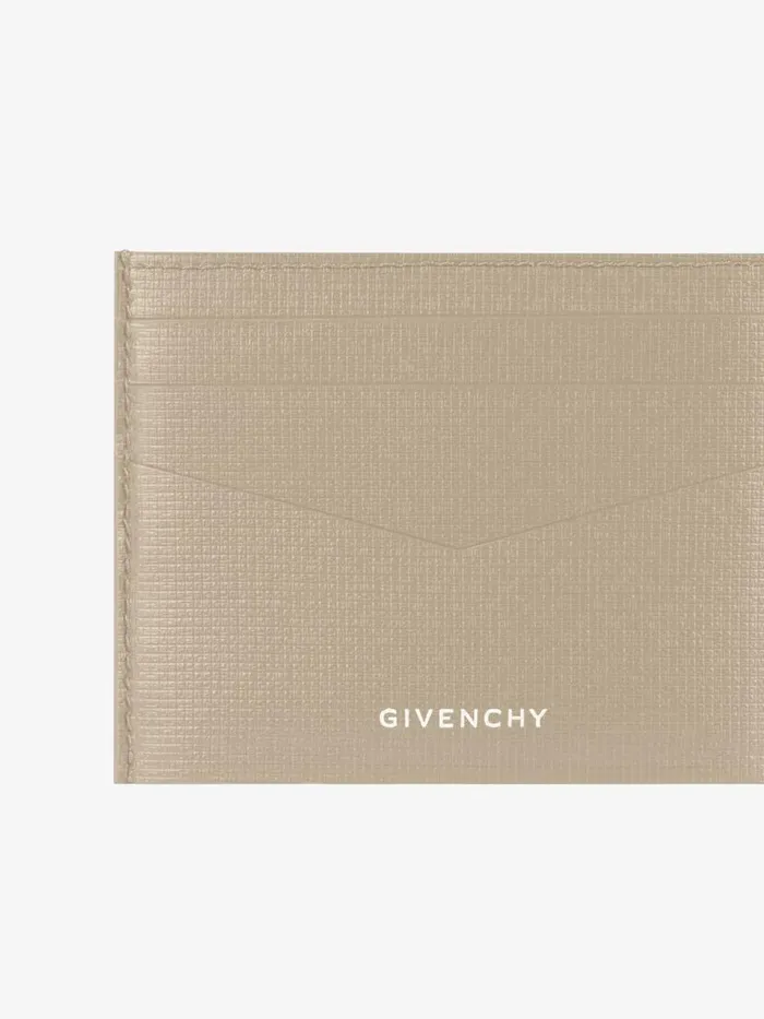 Men Wallets and Card Holders Givenchy Card Holder In Classic 4G Leather Beigegrey Men Wallets and Card Holders Givenchy Card Holder In Classic 4G Leather Beigegrey