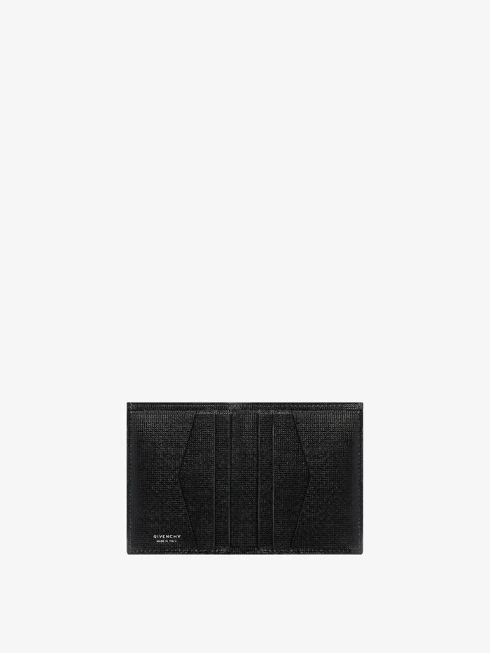Men Wallets and Card Holders Givenchy Card Holder In Classic 4G Leather Black Men Wallets and Card Holders Givenchy Card Holder In Classic 4G Leather Black