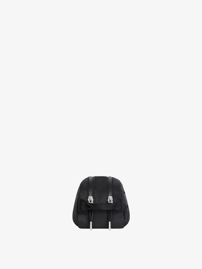 Men Wallets and Card Holders Givenchy GTrek Toilet Pouch In Nylon Black