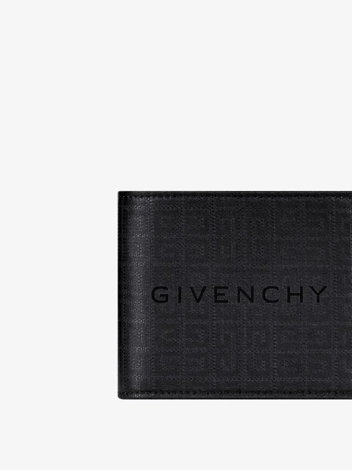 Men Wallets and Card Holders Givenchy GIVENCHY Wallet In 4G Nylon Black Men Wallets and Card Holders Givenchy GIVENCHY Wallet In 4G Nylon Black