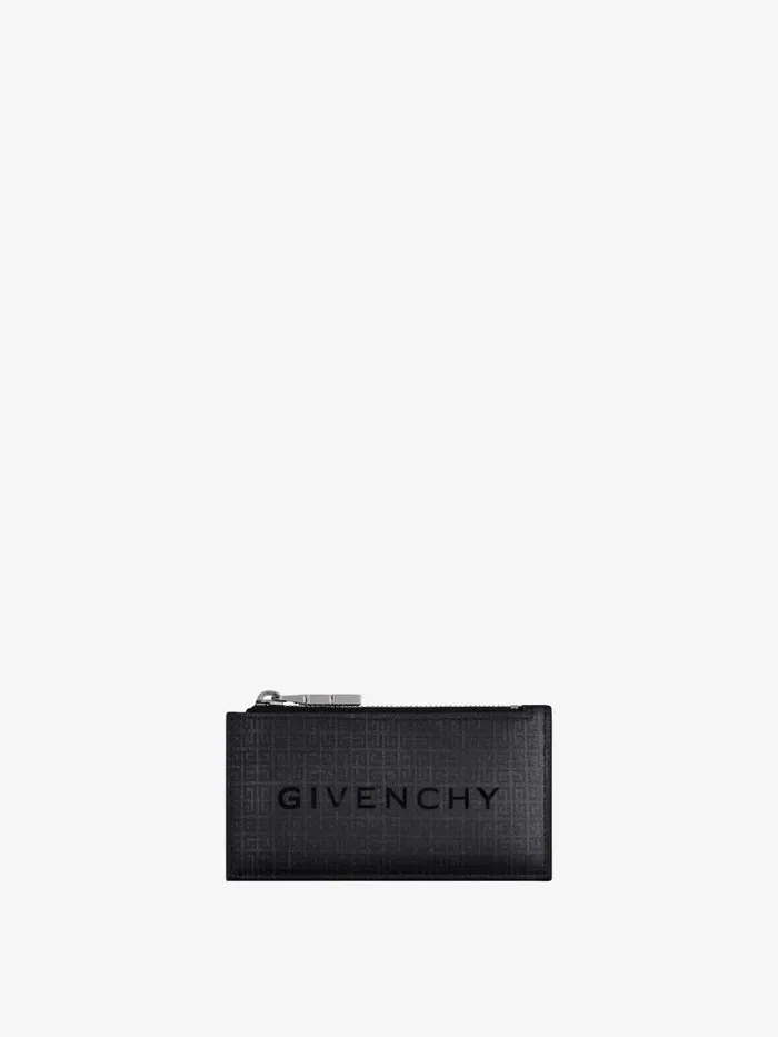 Men Wallets and Card Holders Givenchy GIVENCHY Zipped Wallet In 4G Nylon Black Men Wallets and Card Holders Givenchy GIVENCHY Zipped Wallet In 4G Nylon Black