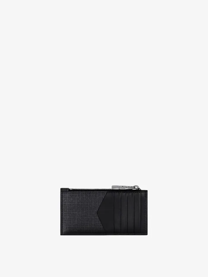 Men Wallets and Card Holders Givenchy GIVENCHY Zipped Wallet In 4G Nylon Black Men Wallets and Card Holders Givenchy GIVENCHY Zipped Wallet In 4G Nylon Black