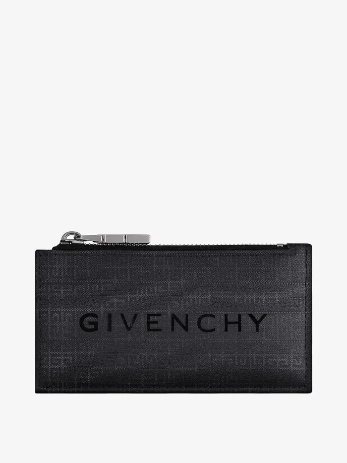 Men Wallets and Card Holders Givenchy GIVENCHY Zipped Wallet In 4G Nylon Black Men Wallets and Card Holders Givenchy GIVENCHY Zipped Wallet In 4G Nylon Black