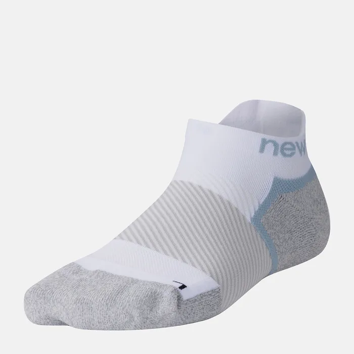 MenWomen Socks New Balance Compression No Show 1 Pair WHITE