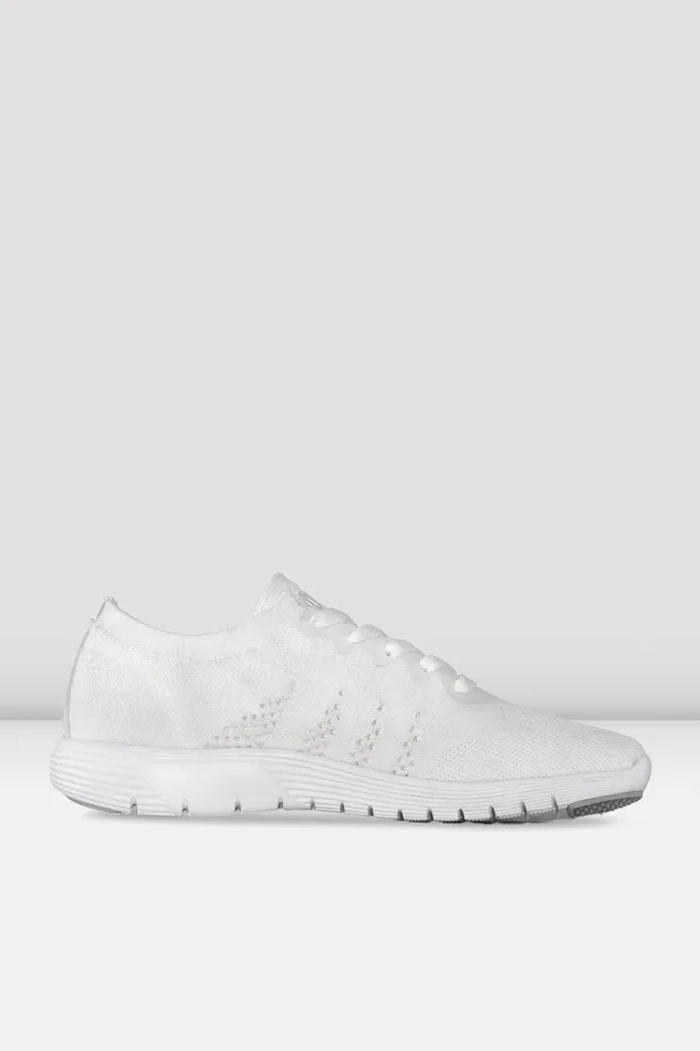 Mens Bloch Adult Adult Omnia Lightweight Knited Sneakers White Knit