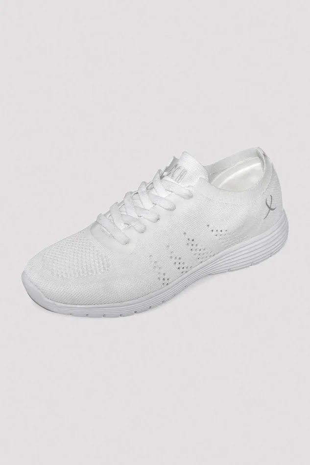 Mens Bloch Adult Adult Omnia Lightweight Knited Sneakers White Knit