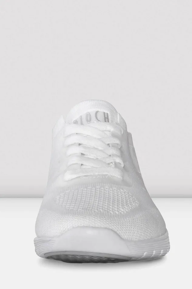 Mens Bloch Adult Adult Omnia Lightweight Knited Sneakers White Knit