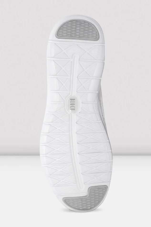 Mens Bloch Adult Adult Omnia Lightweight Knited Sneakers White Knit