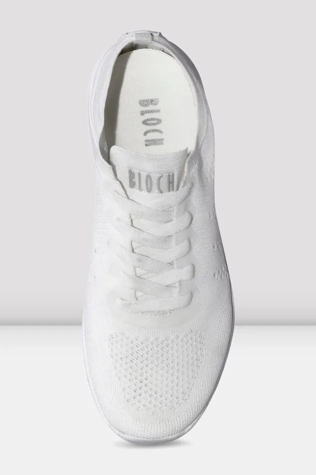 Mens Bloch Adult Adult Omnia Lightweight Knited Sneakers White Knit