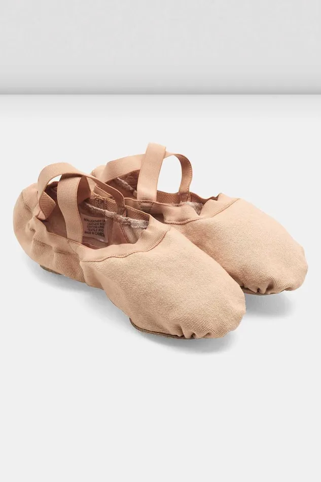 Mens Synchrony Stretch Canvas Ballet Shoes Light Sand Canvas Adult Mens Bloch