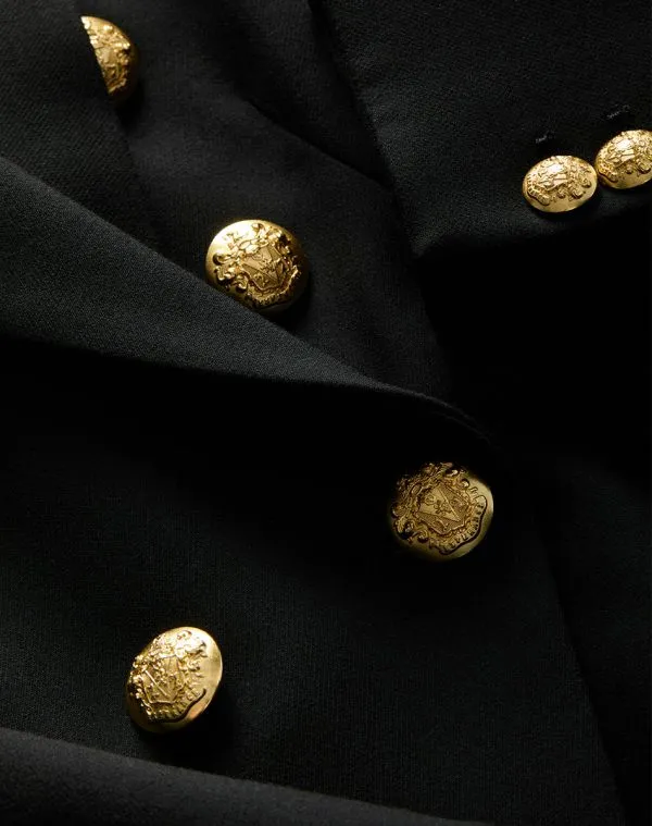 Miller Dickey Jacket Blackandgold Women Veronica Beard Jackets and Outerwear
