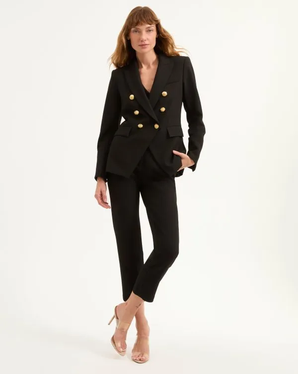 Miller Dickey Jacket Blackandgold Women Veronica Beard Jackets and Outerwear