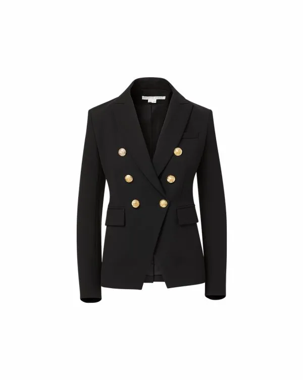 Miller Dickey Jacket Blackandgold Women Veronica Beard Jackets and Outerwear